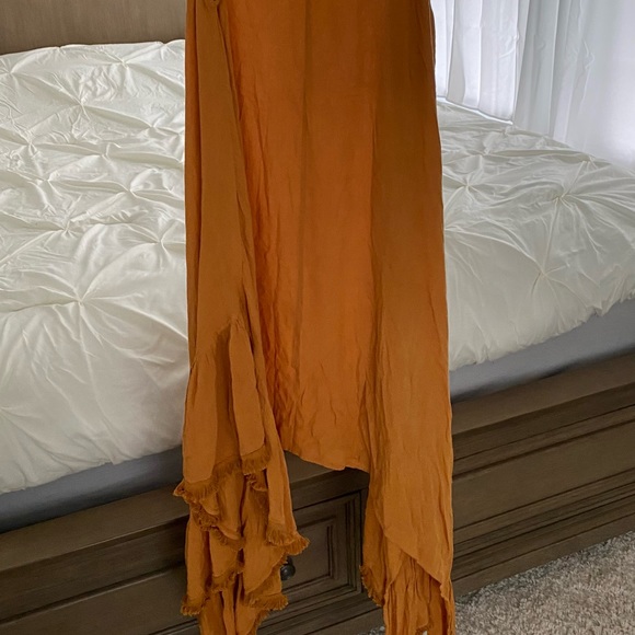 Talisman vici orange boho dress medium - Picture 2 of 6